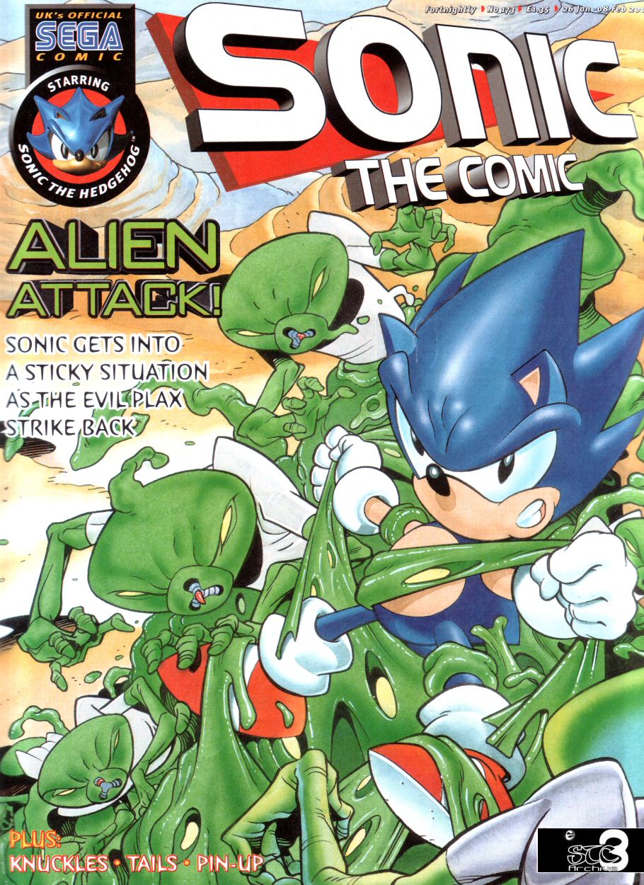 Sonic - The Comic Issue No. 173 Cover Page